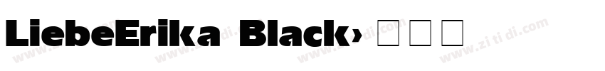 LiebeErika Black字体转换